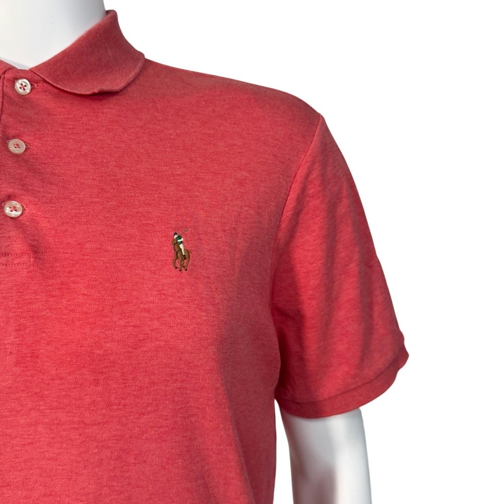 Polo Ralph‎ Lauren Classic Fit Men's Coral Short Sleeve Polo Shirt Size M